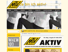 Tablet Screenshot of mtv1861elberfeld.de